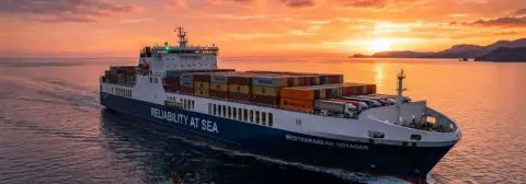 Veerbootroute van Barcelona naar Palma