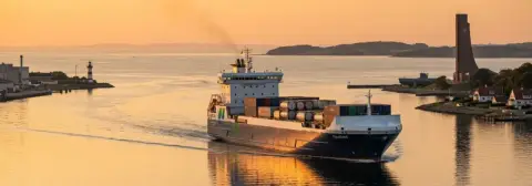 Veerbootroute van Kiel naar Göteborg