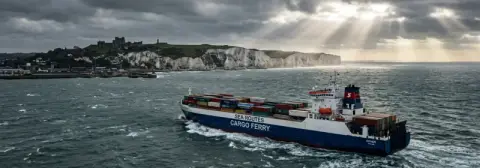 Veerbootroute van Calais naar Dover