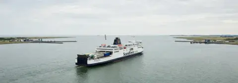 Veerbootroute van Puttgarden naar Rødbyhavn